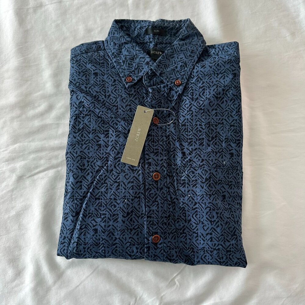 Jcrew Long Sleeve Button Down Nwt - image 1